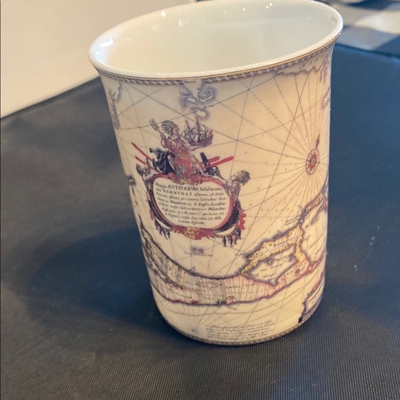 Vintage Map Design Ceramic Mug bermuda light house - Picture 5 of 6